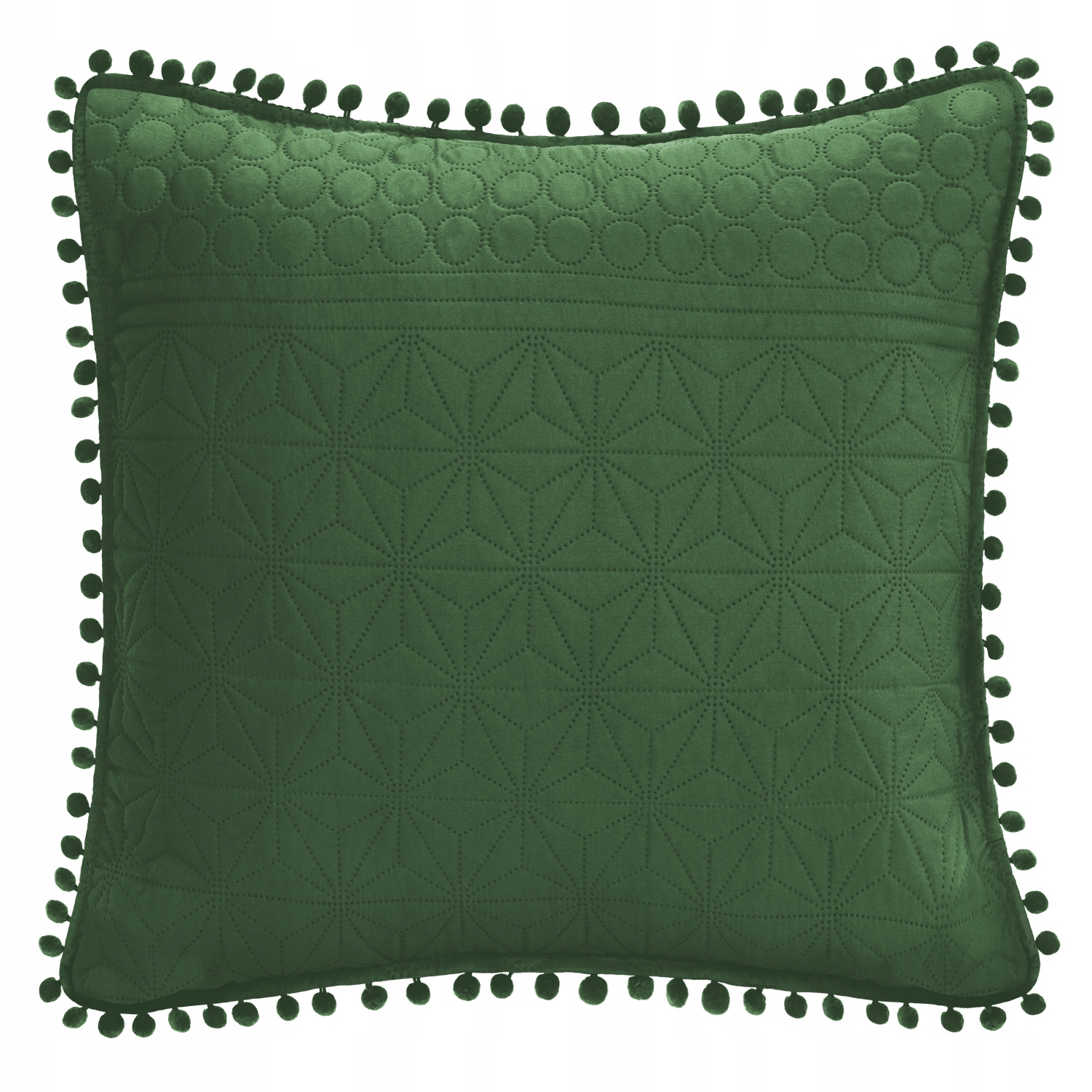 

Boho poszewka wypełnienie Butelkowa Zieleń 45cm