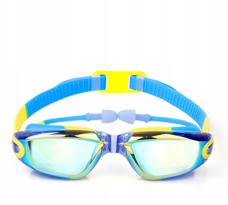 OKULARY PŁYWACKIE ANTI-FOG NA BASEN ZATYCZKI NOSKI Materiał paska silikon