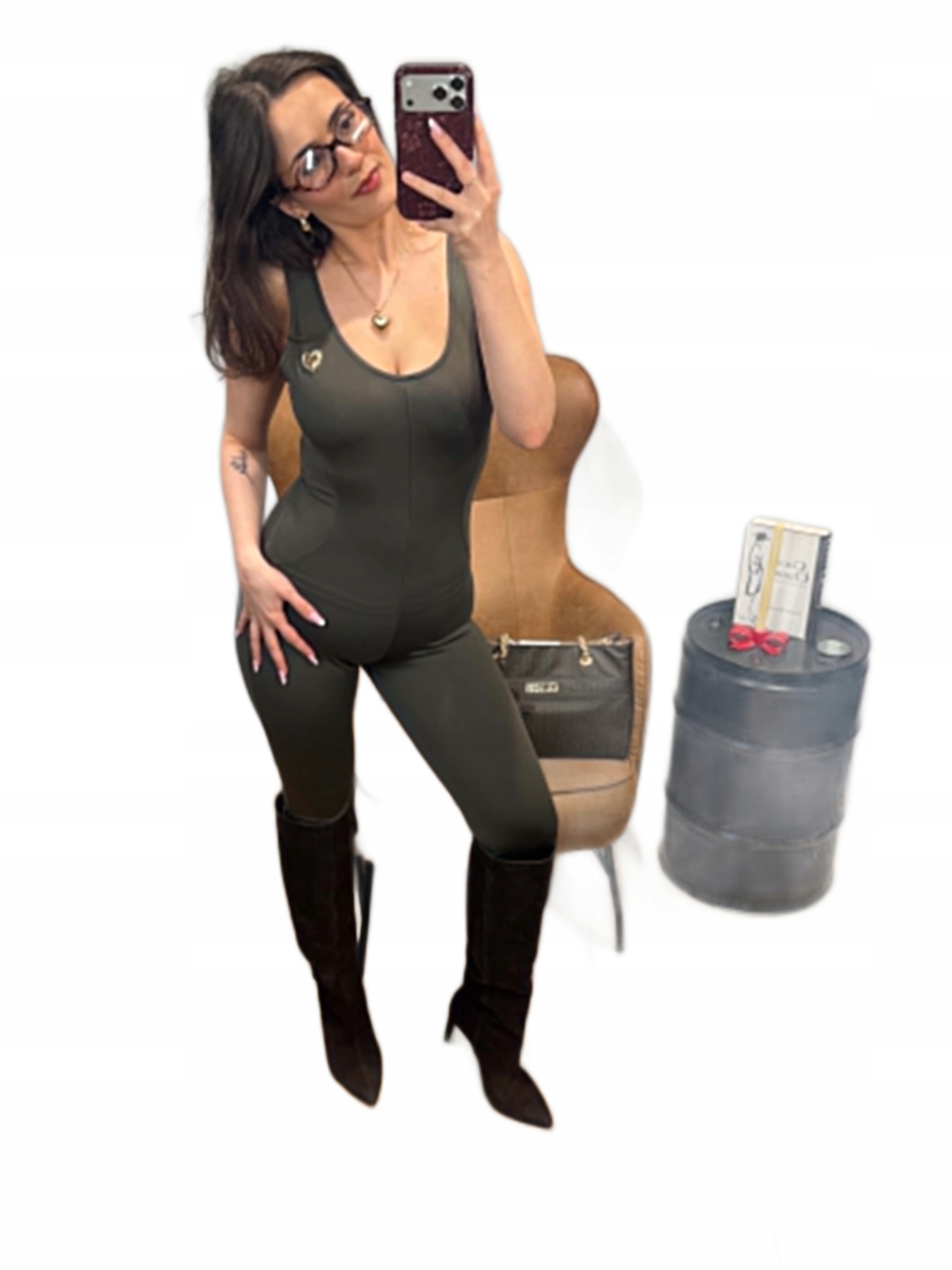 Lady Drama Kombinéza Monokin Khaki 3 (L/XL)