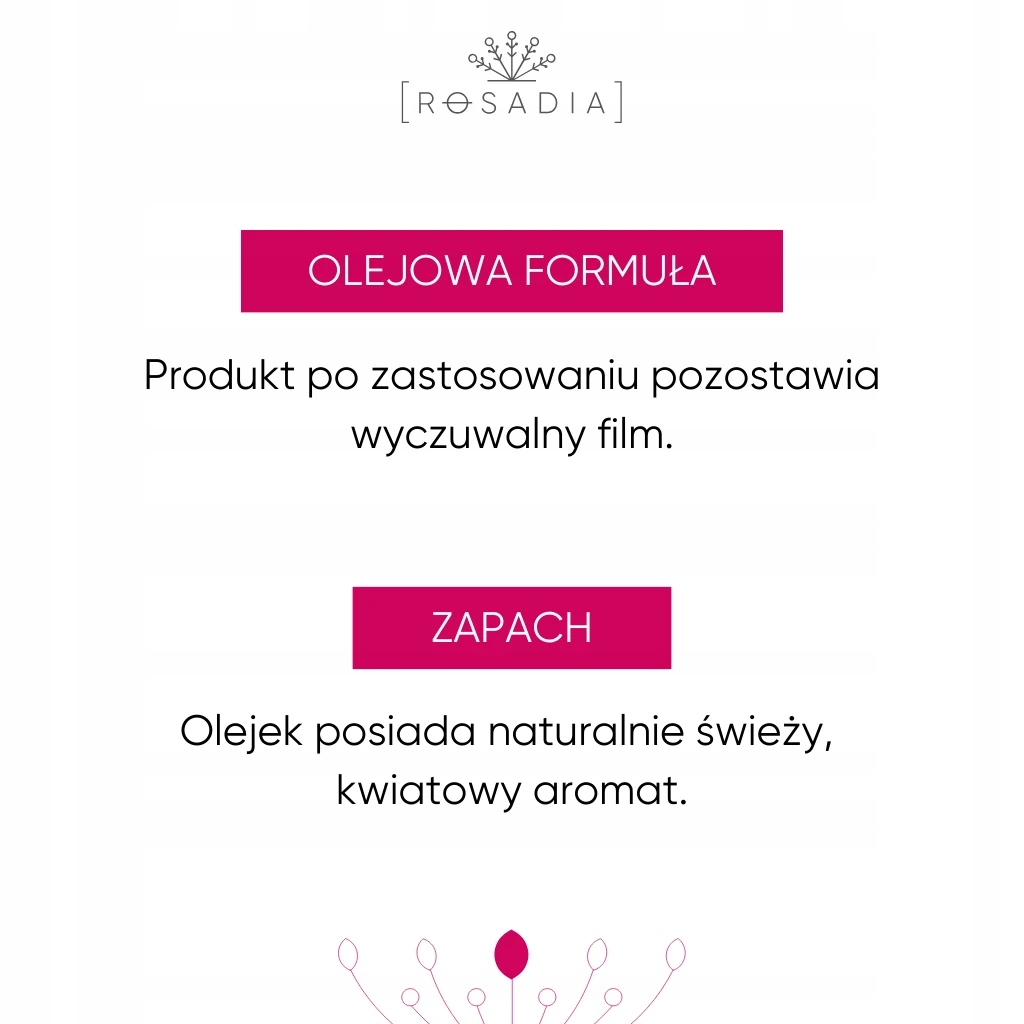 ROSADIA Olejek do demakijażu Typ skóry Do wszystkich typów skóry