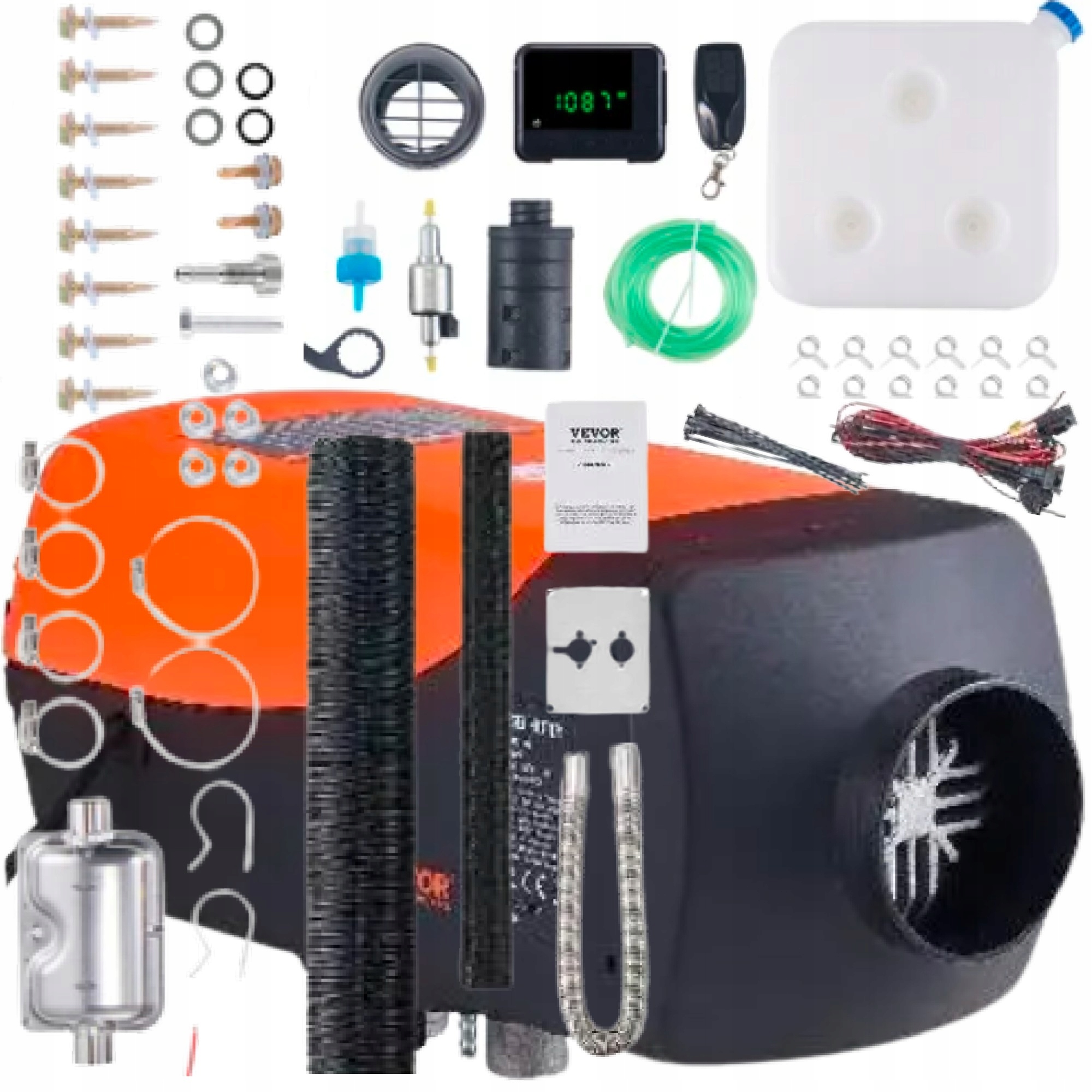 nezávislé topení ohřívač vzduchu 12v 8kw lcd dálkové ovládání