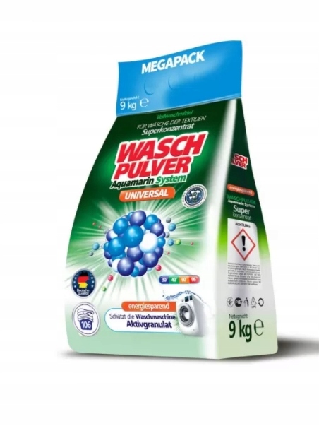 

WaschPulver, Proszek do prania Aquamarin, 9kg
