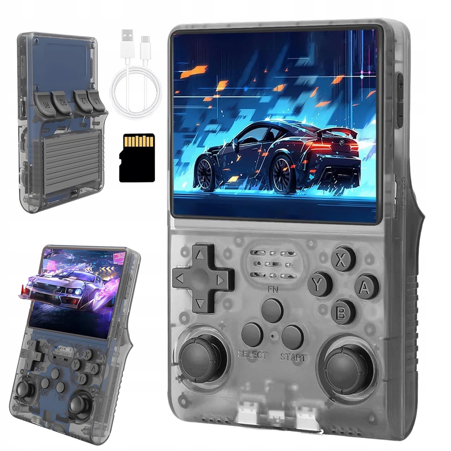 Przenośna Mobilna Konsola Do Gier Mini Retro 256GB 3.5'' Ips 30000+ Gry