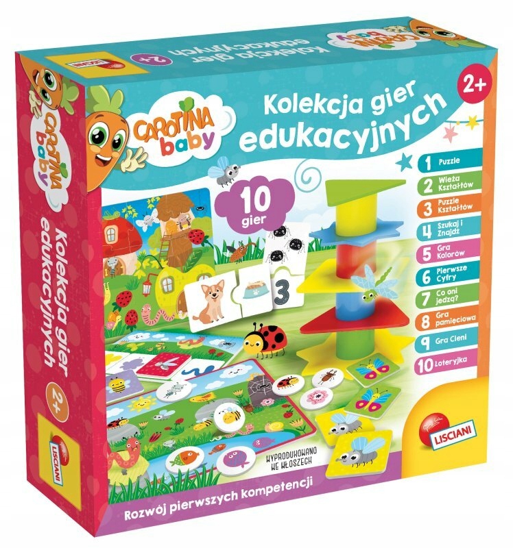 Gry Planszowe Dla Dzieci Rodzinna Planszówka Carotina Baby Kolekcja Gier