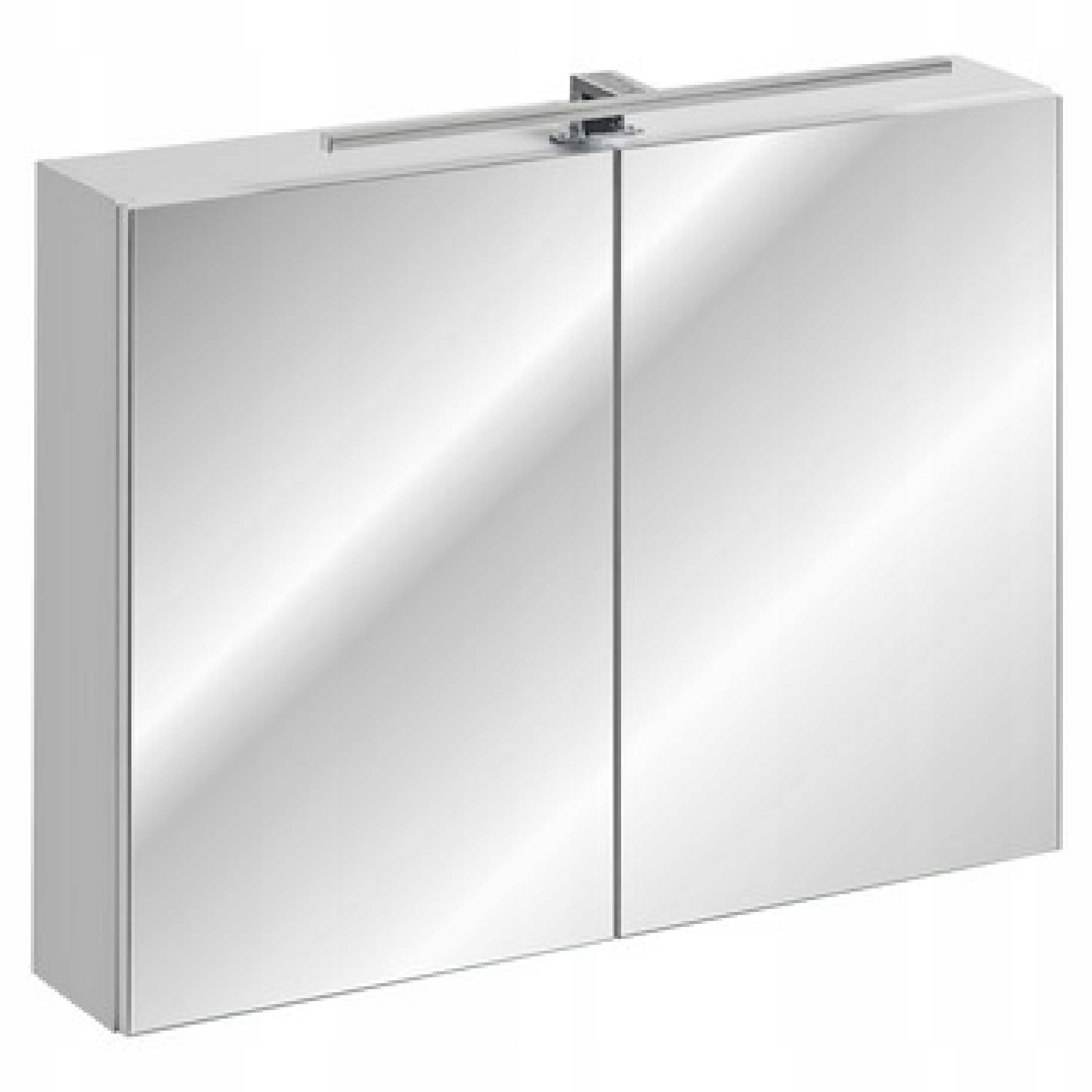 Szafka z lustrem 90 cm LEONARDO WHITE 84-90