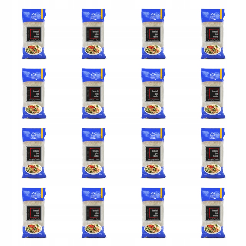 House of Asia těstoviny vermicelli sklovité 100 g X16