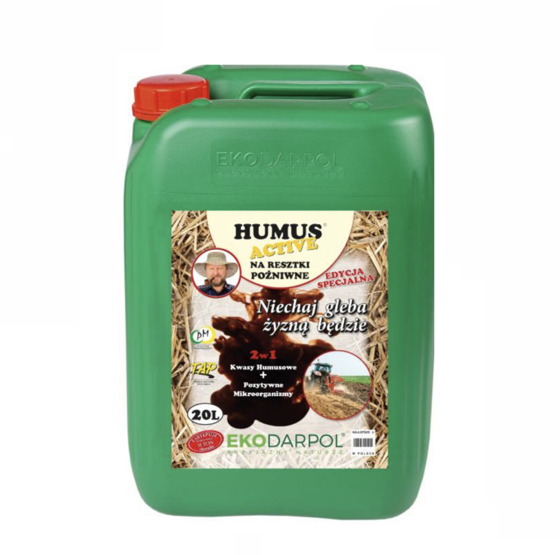 Humus Active Na Resztki Pożniwne 20L +deszczomierz