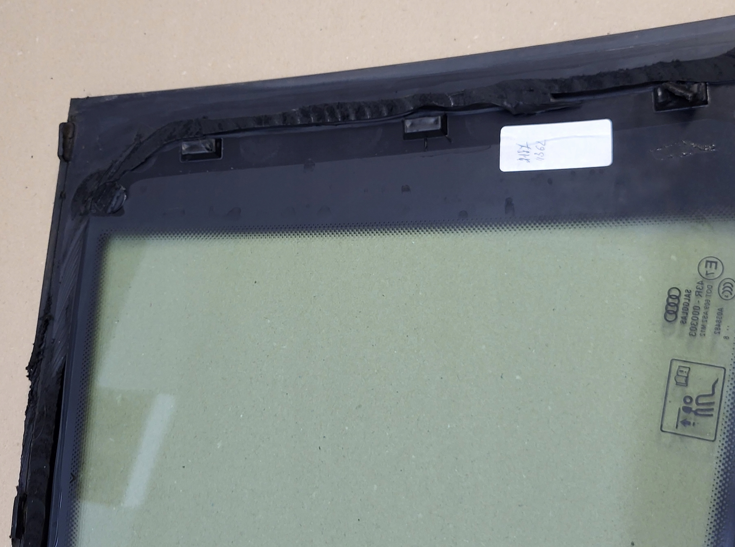 window bodywork side left AUDI A5 8T COUPE 3D OE 2008r.