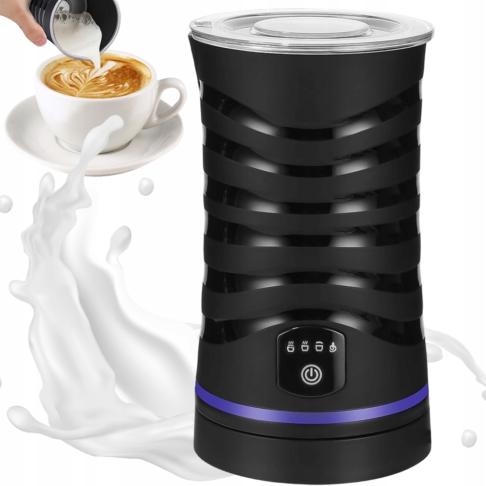 Elektrický napěňovač mléka 4v1 600 ml 4 režimy Latte Cappuccino