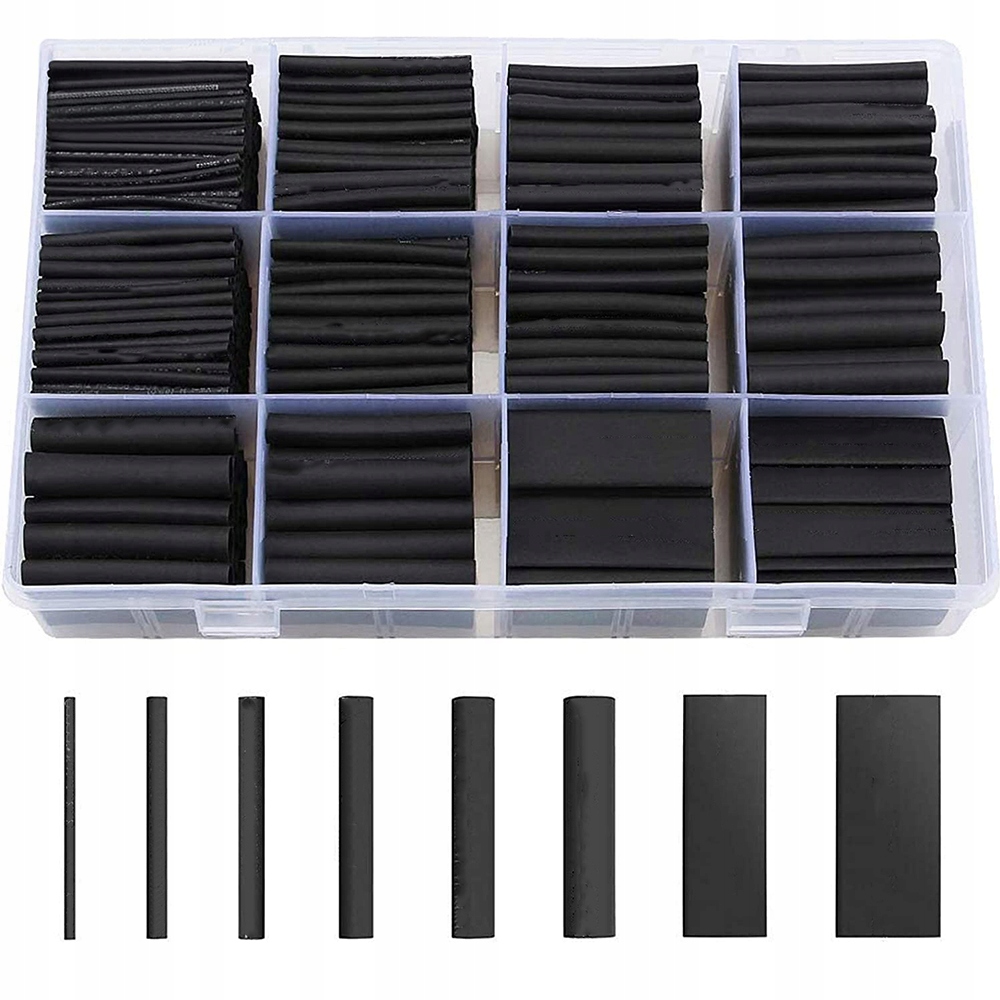 Rurka termokurczliwa 625szt zestaw rurek KONEKTORY Zestaw Węży Kurczliwych Kod producenta Rurka termokurczliwa zestaw rurek KONEKTORY