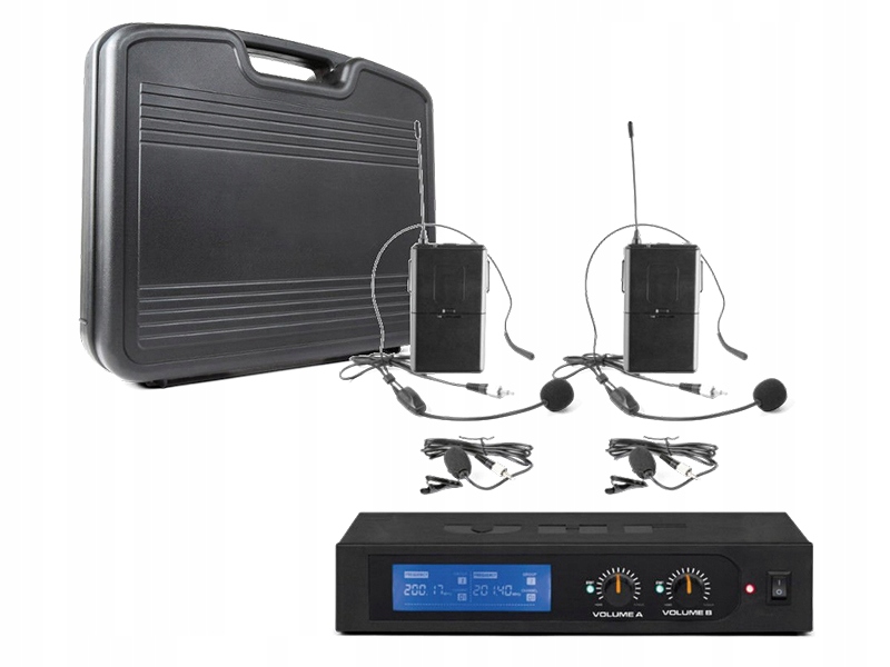 Zestaw mikrofonów nagłownych