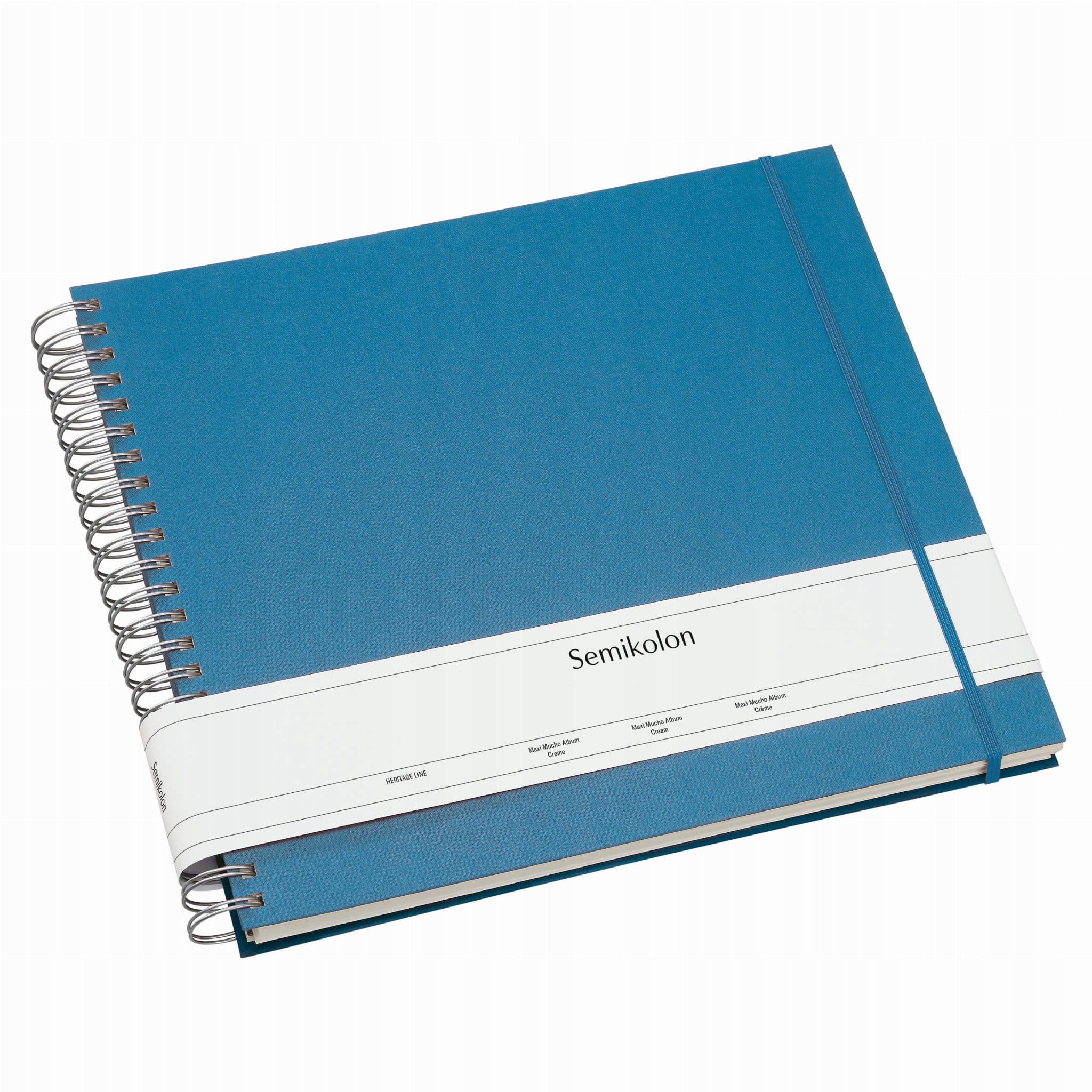 Album Semikolon Maxi Mucho, krémové listy, azzurro