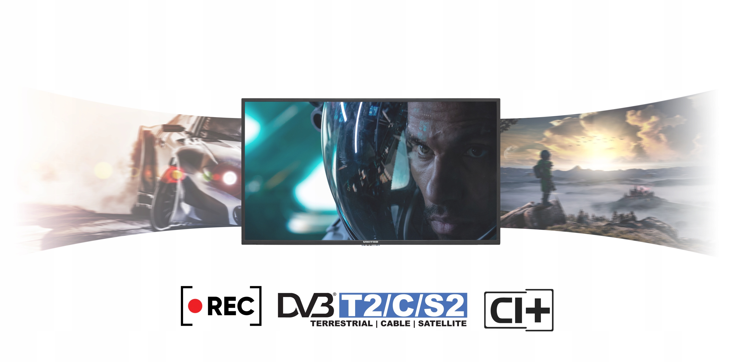 Telewizor United 55DU58 55 cali 4K DVB-T2 HEVC HDR Model LED55DU58