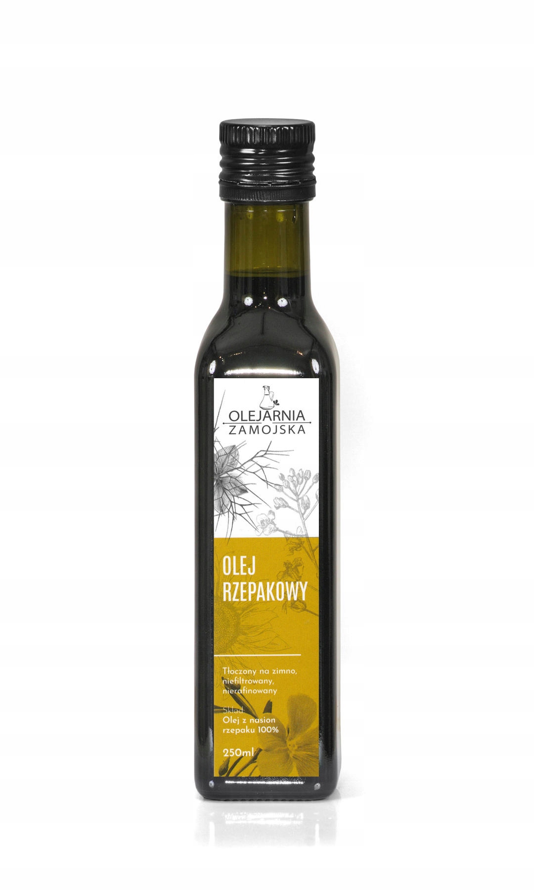 Olej rzepakowy 250ml Olejarnia Zamojska