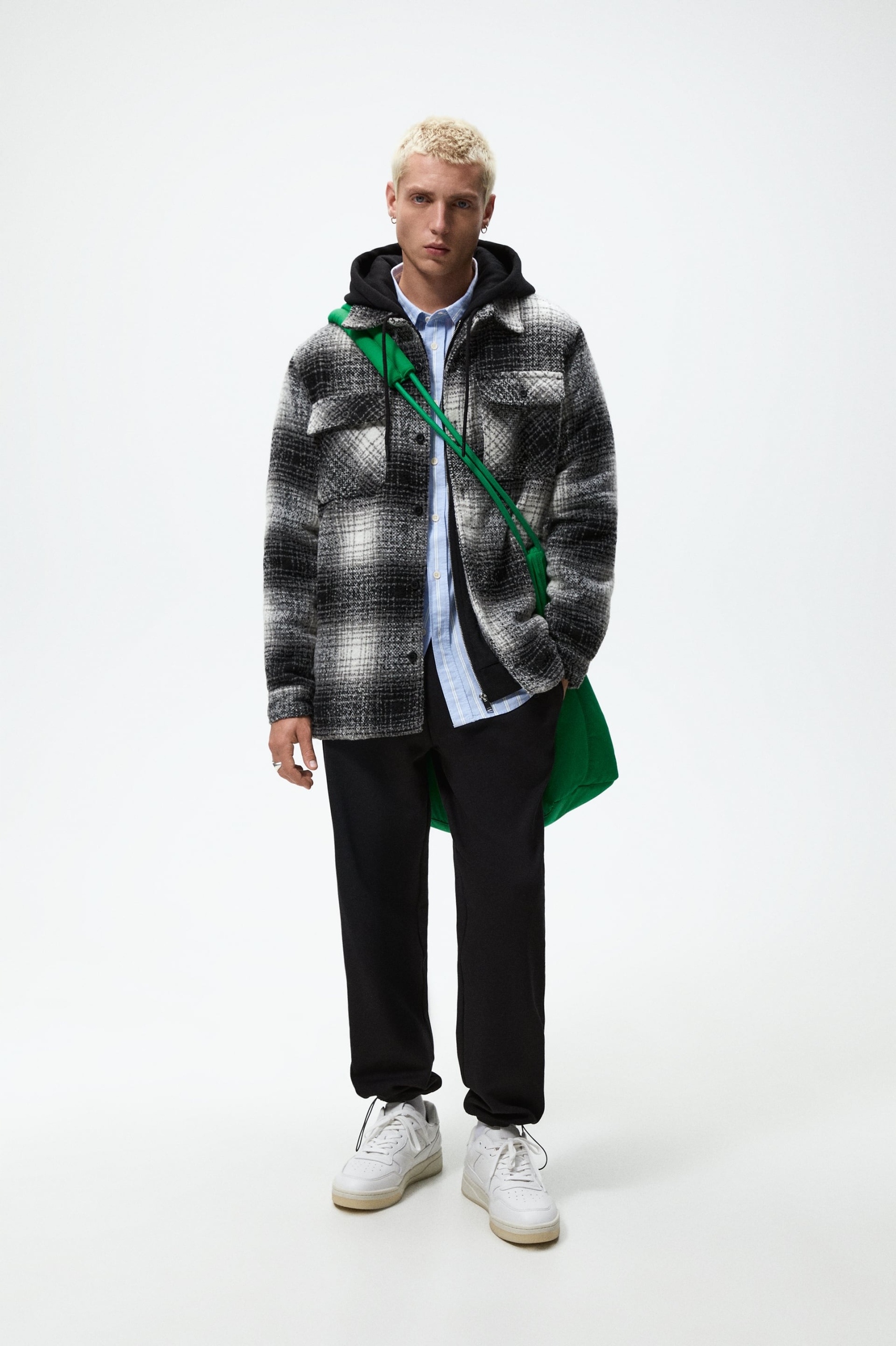 KURTKA Z KAPTUREM PŁASZCZ ZARA OCIEPLANY XL Rozmiar XL