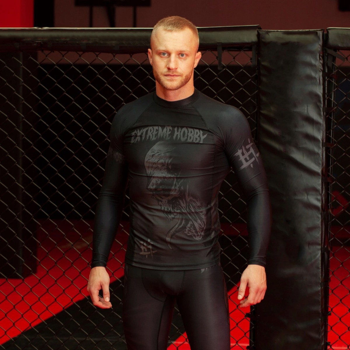 Rashguard z długim rękawem do MMA NIGHTMARE M EXTREME HOBBY Kolekcja EXTREME HOBBY Sport