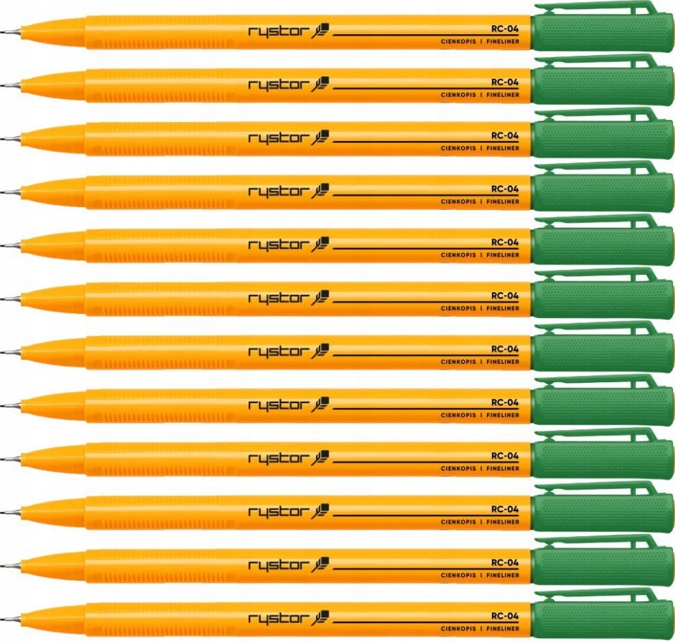

Cienkopis Rystor RC-04 zielony Pakiet x12