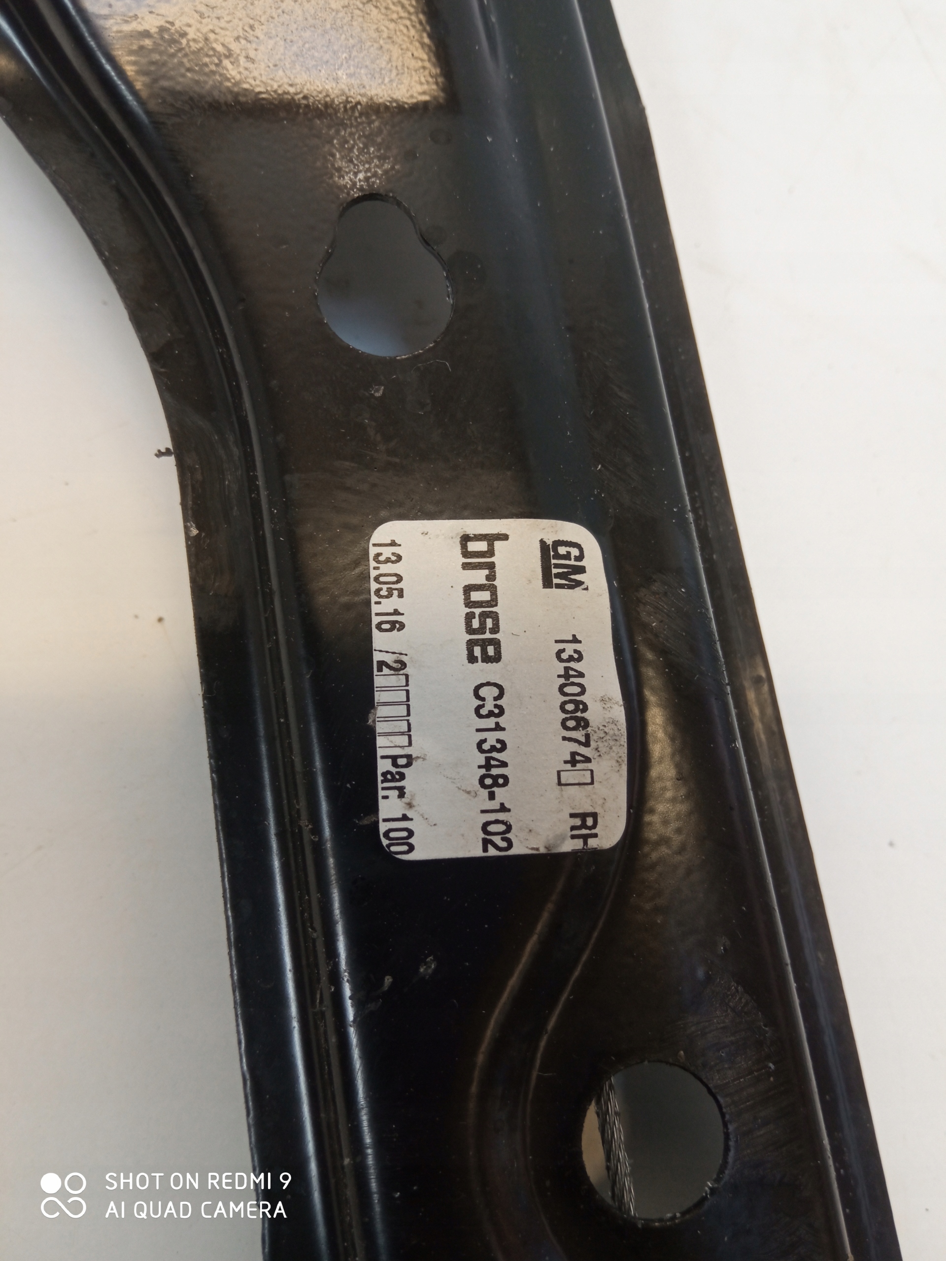 OPEL ASTRA K window regulator right front 13406674