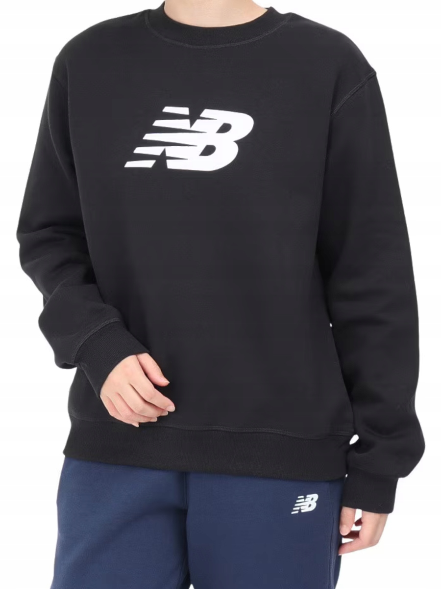 Mikina dámská New Balance WT43526BK teplá bavlněná sportovní klasická M