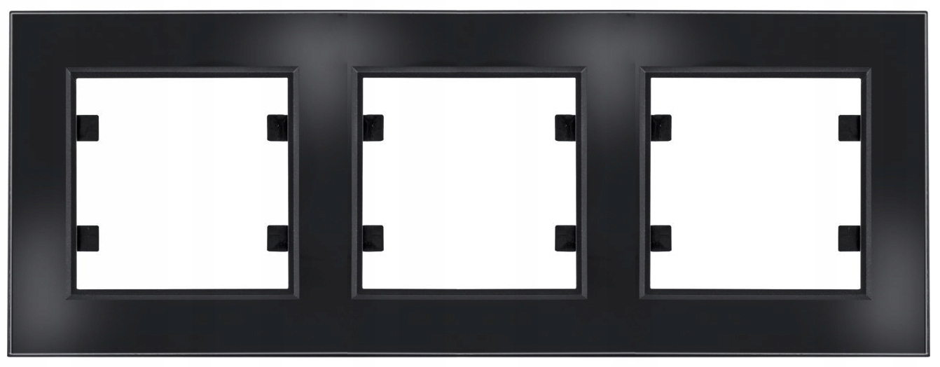 Lumina Passion Rámeček 3-násobný sklo Černý WL9231
