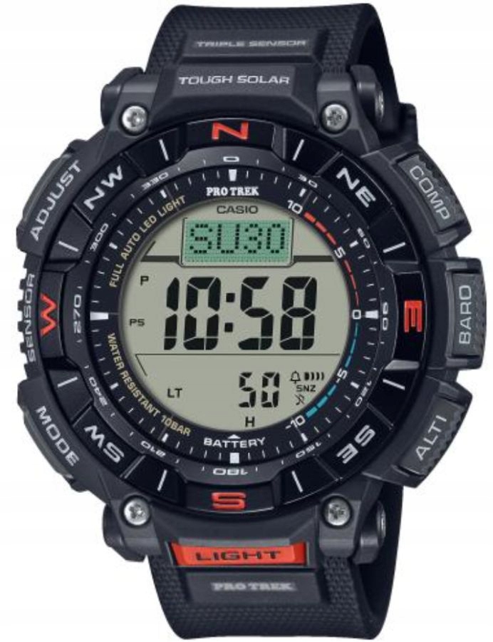 Sportovní pánské hodinky Casio ProTrek PRG-340 Solar Box Gwar. 3+3L Zibi