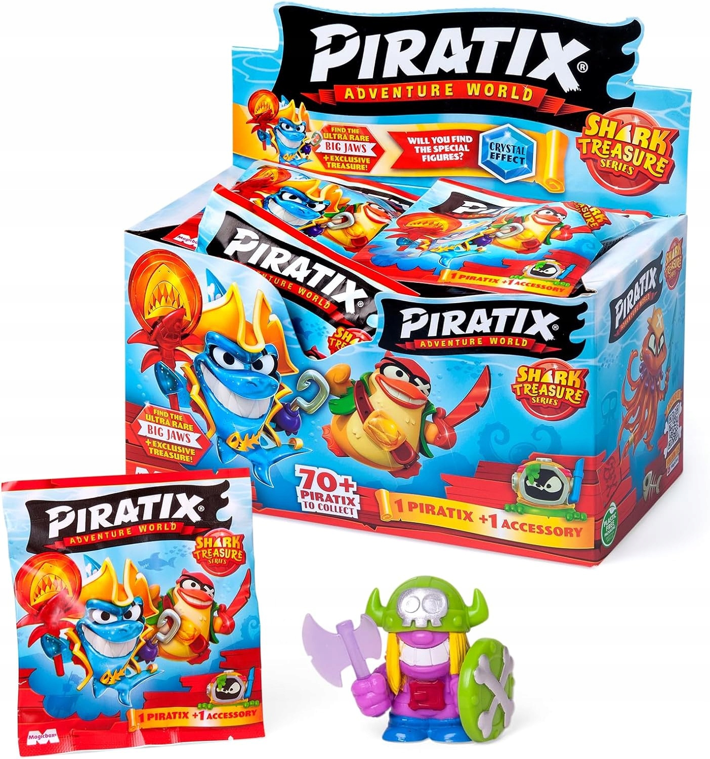 24x Piratix Oryginalne Figurki zabawki Do Zbierania Piraci efekt Kryształu