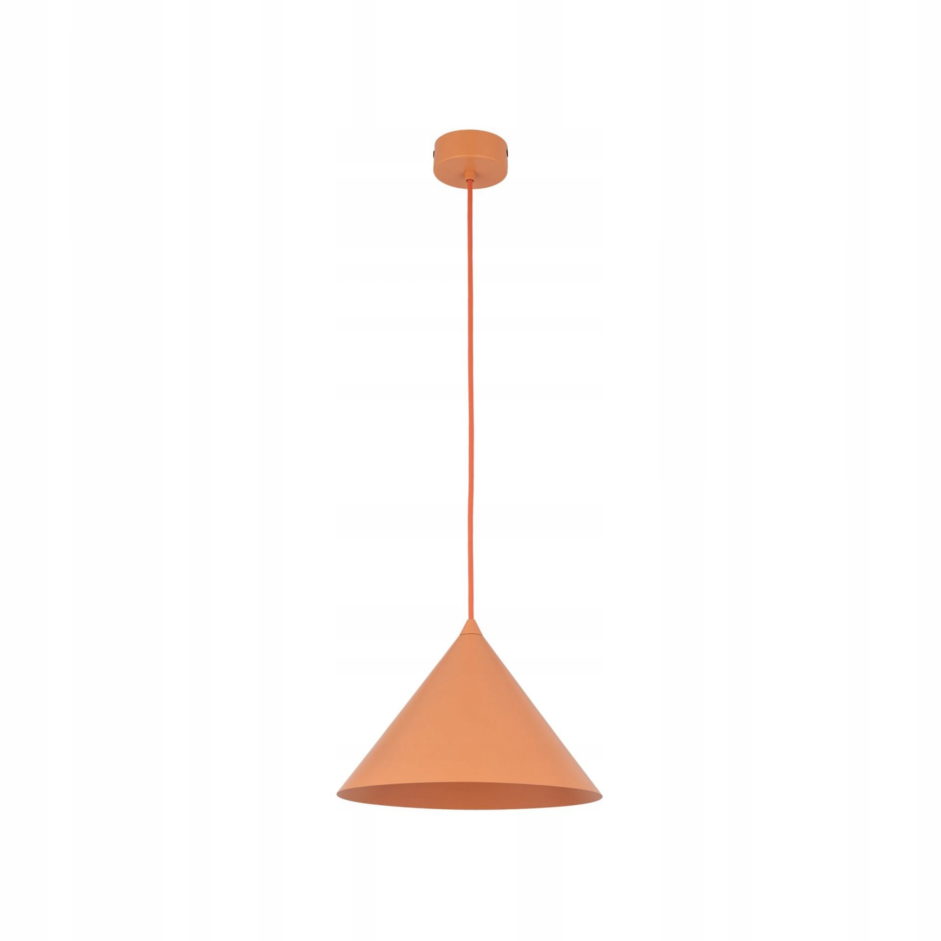Závesná lampa Cono Oranžový kov 1xE27 15W Nastaviteľná loft Tk Lighting
