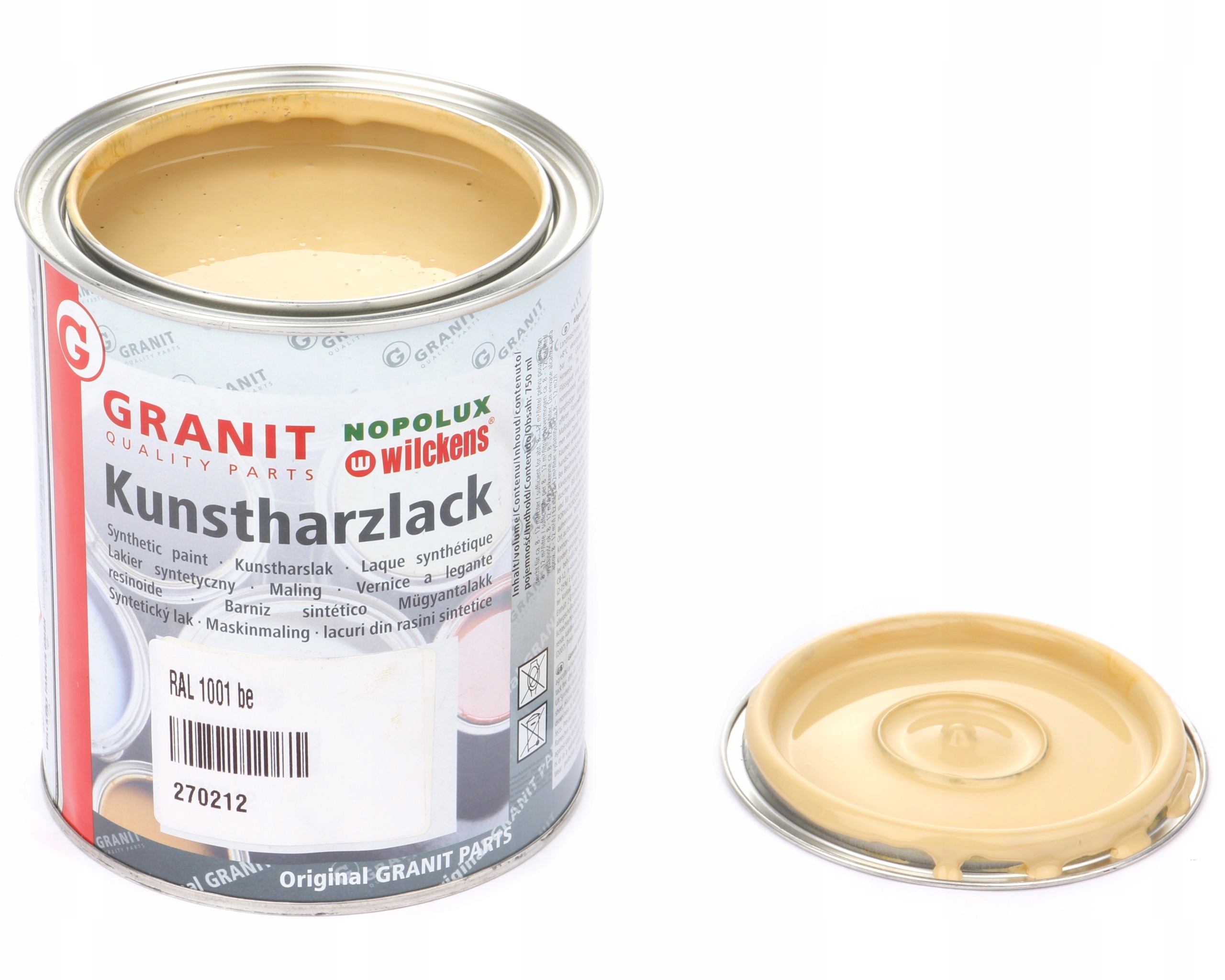 lak, barva pro stroje RAL1001 1l Wilckens Granit