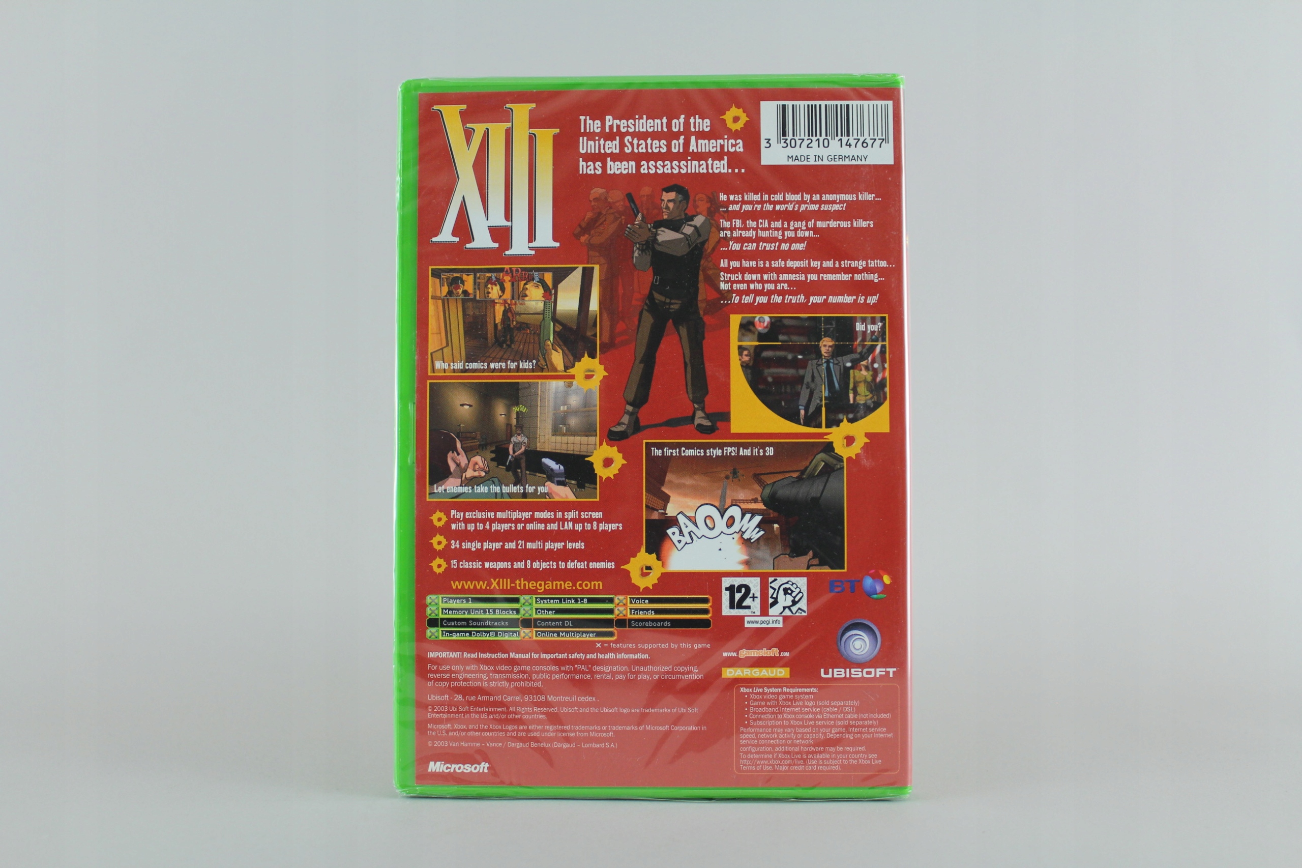 XIII XBOX Tematyka gry akcji