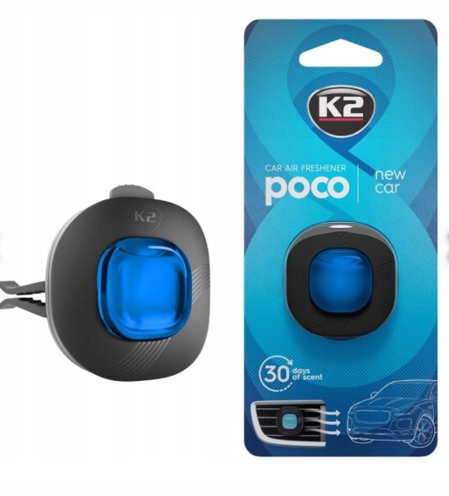 K2 Poco New Car zapach samochodowy do samochodu dyfuzor W Kratkę Nawiewu