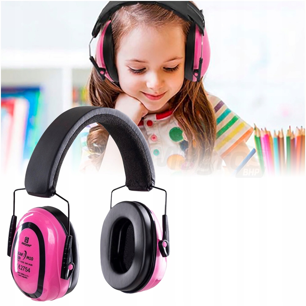Nauszniki Dziecięce Wygłuszające Słuchawki Ochronne Ardon 4EAR 2 -16 lat
