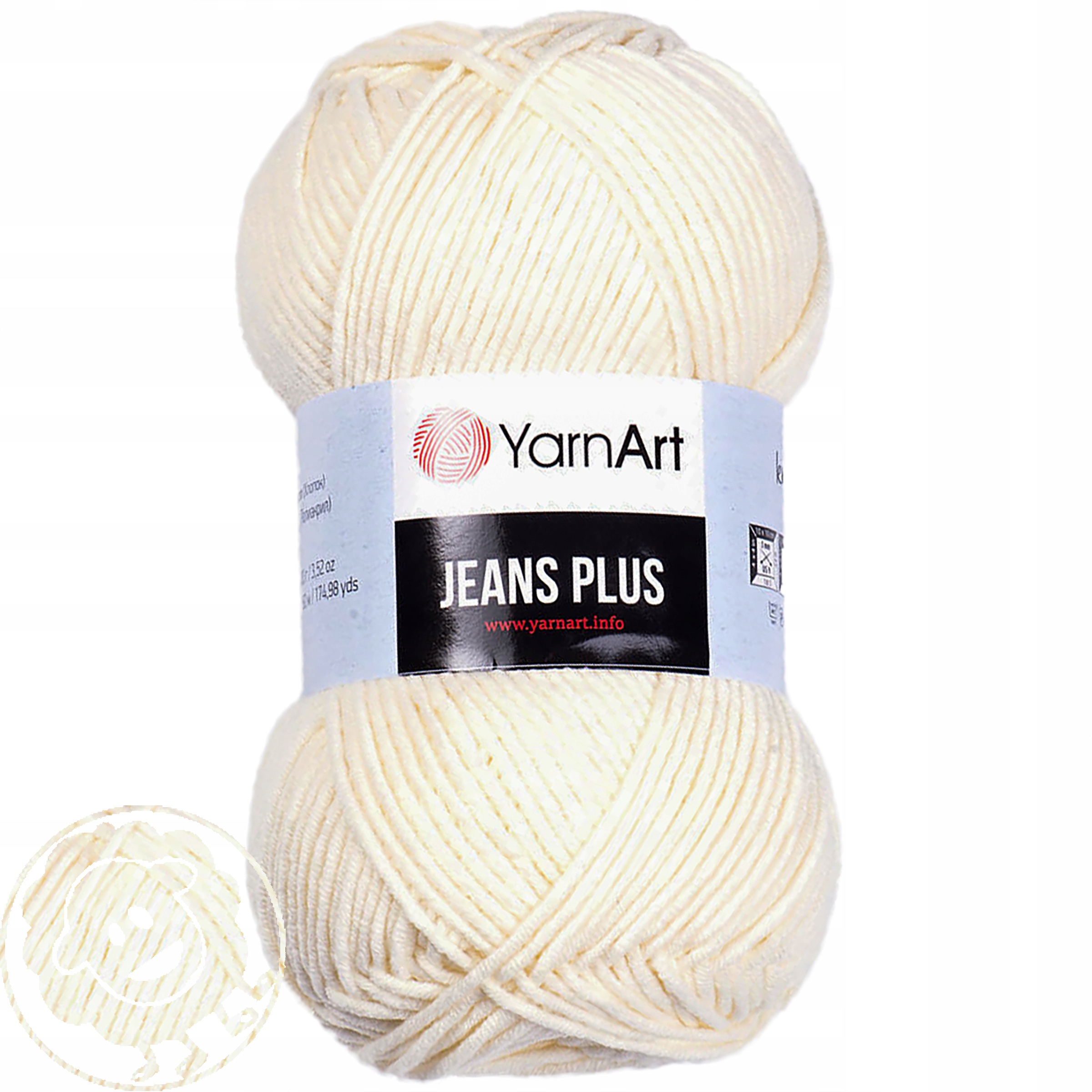 YarnArt | Jeans Plus | 03 | ecru