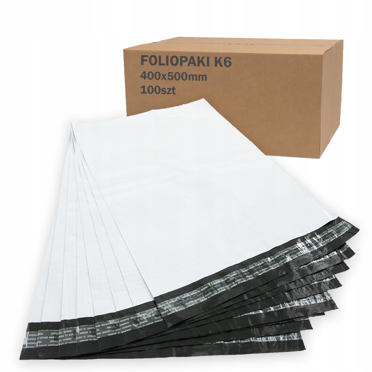 

Foliopaki K6 Koperty foliowe 400x500mm 100szt