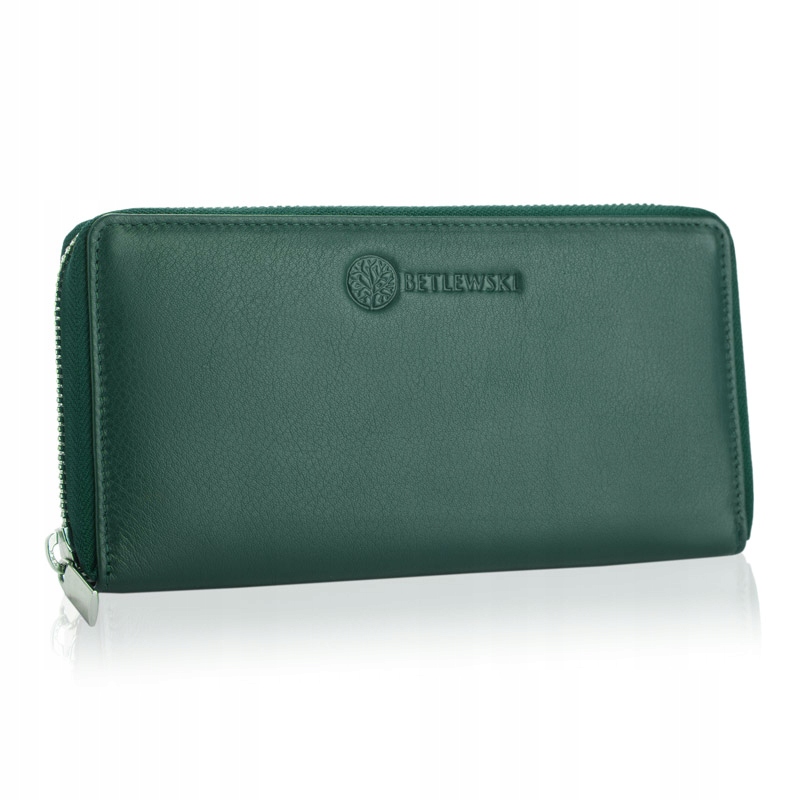 Portfel damski miękki skórzany dla kobiety damski Betlewski Rfid Secure