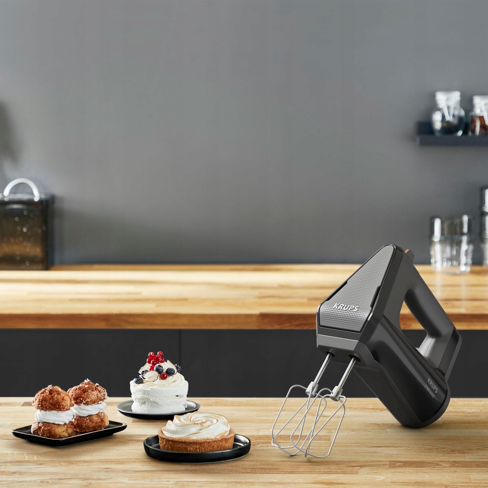 KRUPS GN6028 MIKSER RĘCZNY 600W, PRECYZYJNA KONTROLA, MIĘKKI UCHWYT — miniatura 9