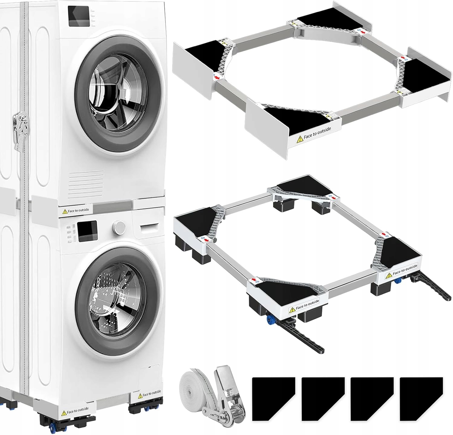 Niuxx Stabilizator Łącznik Do Pralki Suszarki Pas Mocujący Podstawa