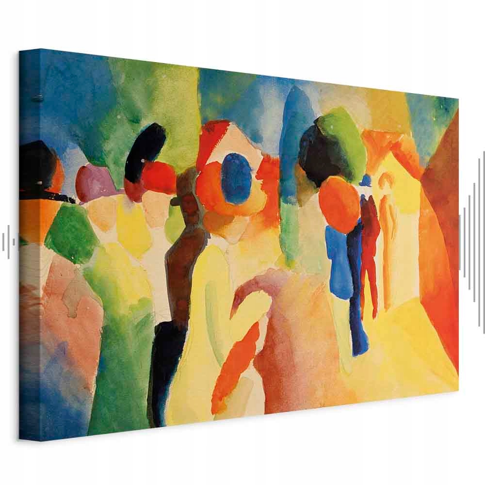 August Macke Žena Akustický Obraz Zvukově Izolační Ložnice 120x80
