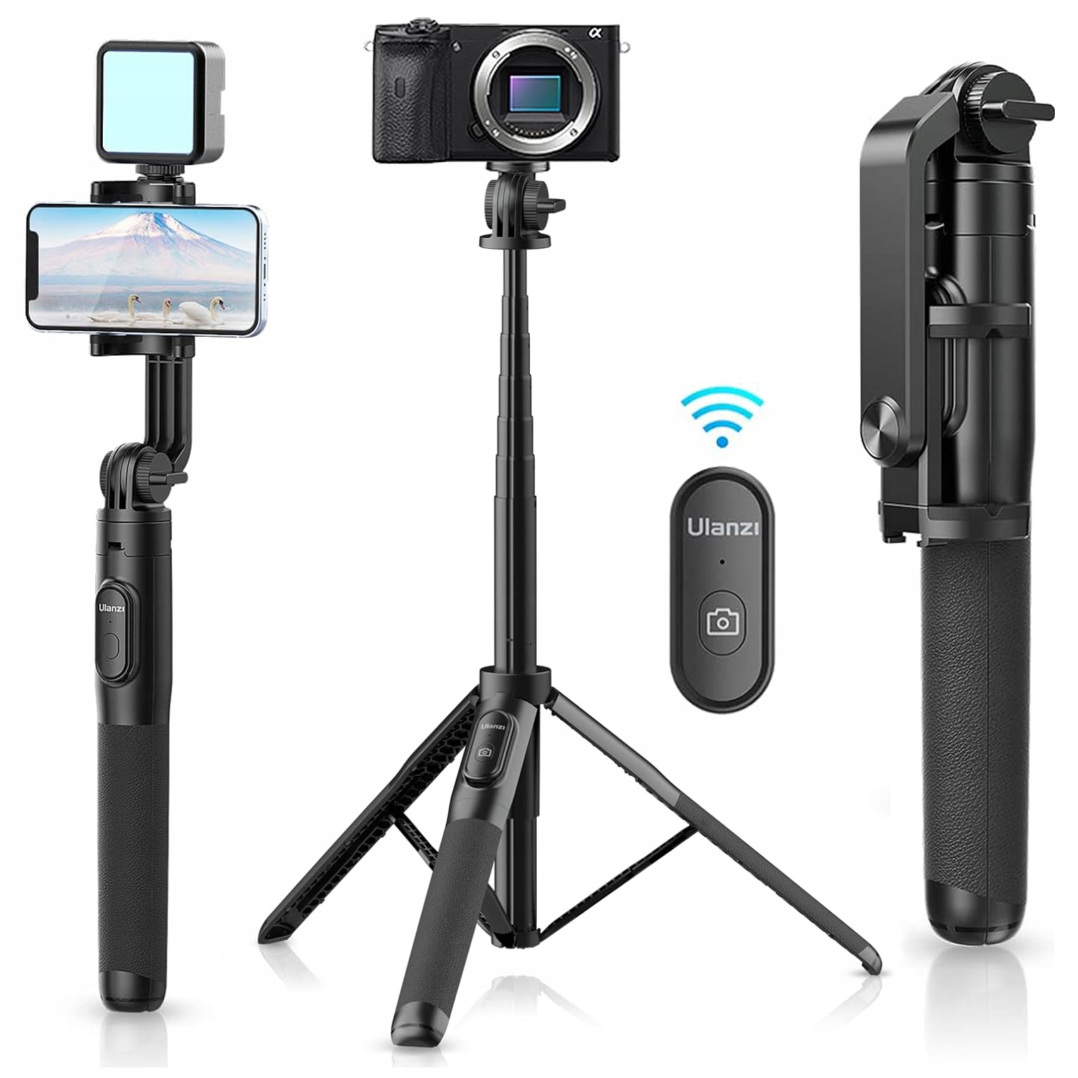 Stativ Monopod Selfie Bluetooth pro iPhone 16 15 14 13 12 11 Pro Max