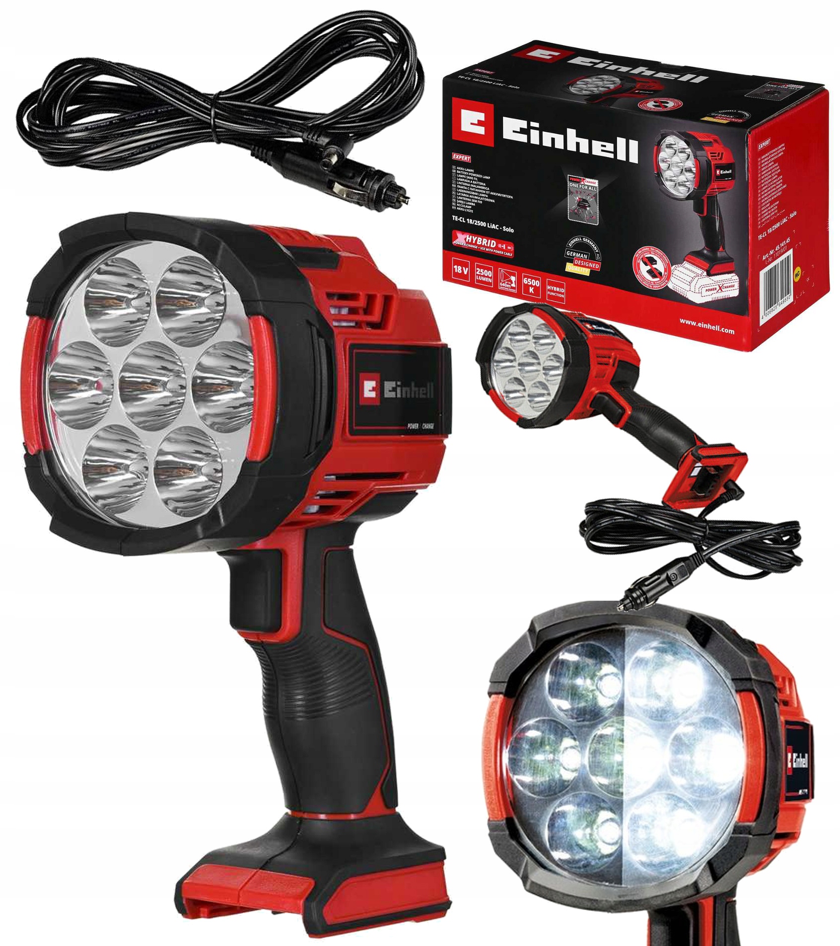 Einhell Akumulátorová Lampa Te-cl 18/2500 Liac Solo 18V Hybridná Dielňa