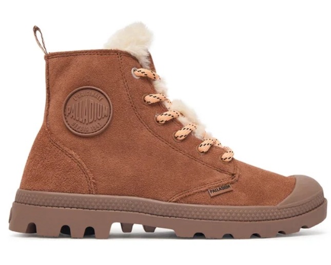 Boty Trapery Palladium Pampa Hi Zip Wl Hivr 94978-291 Hnědá 41 Hnědá