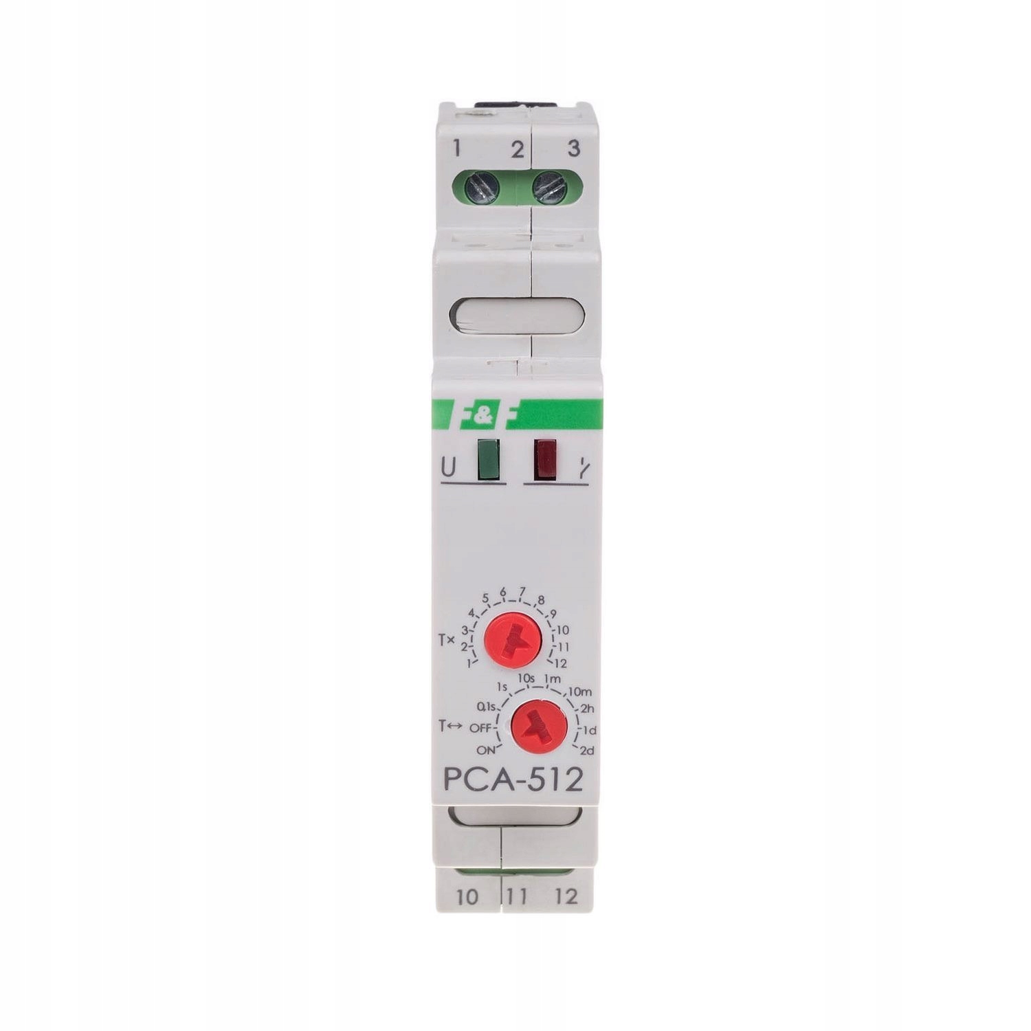 Časový Relé Zpoždění 0,1s-24h 230V Ac Výzva Nap. Napájení. F&f PCA-512