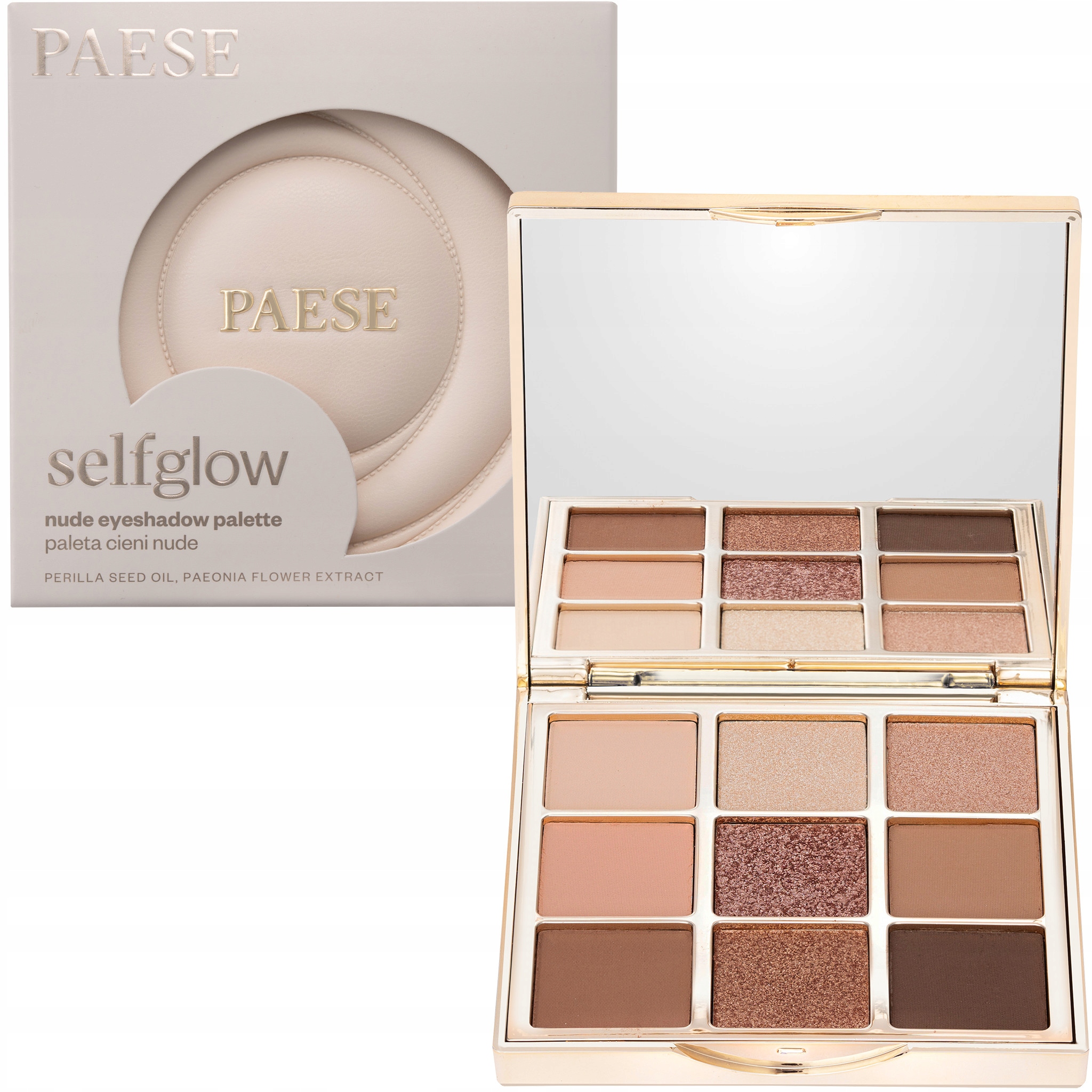 PAESE CIEŃ PALETA CIENI DO POWIEK DAILY SELFGLOW Nude