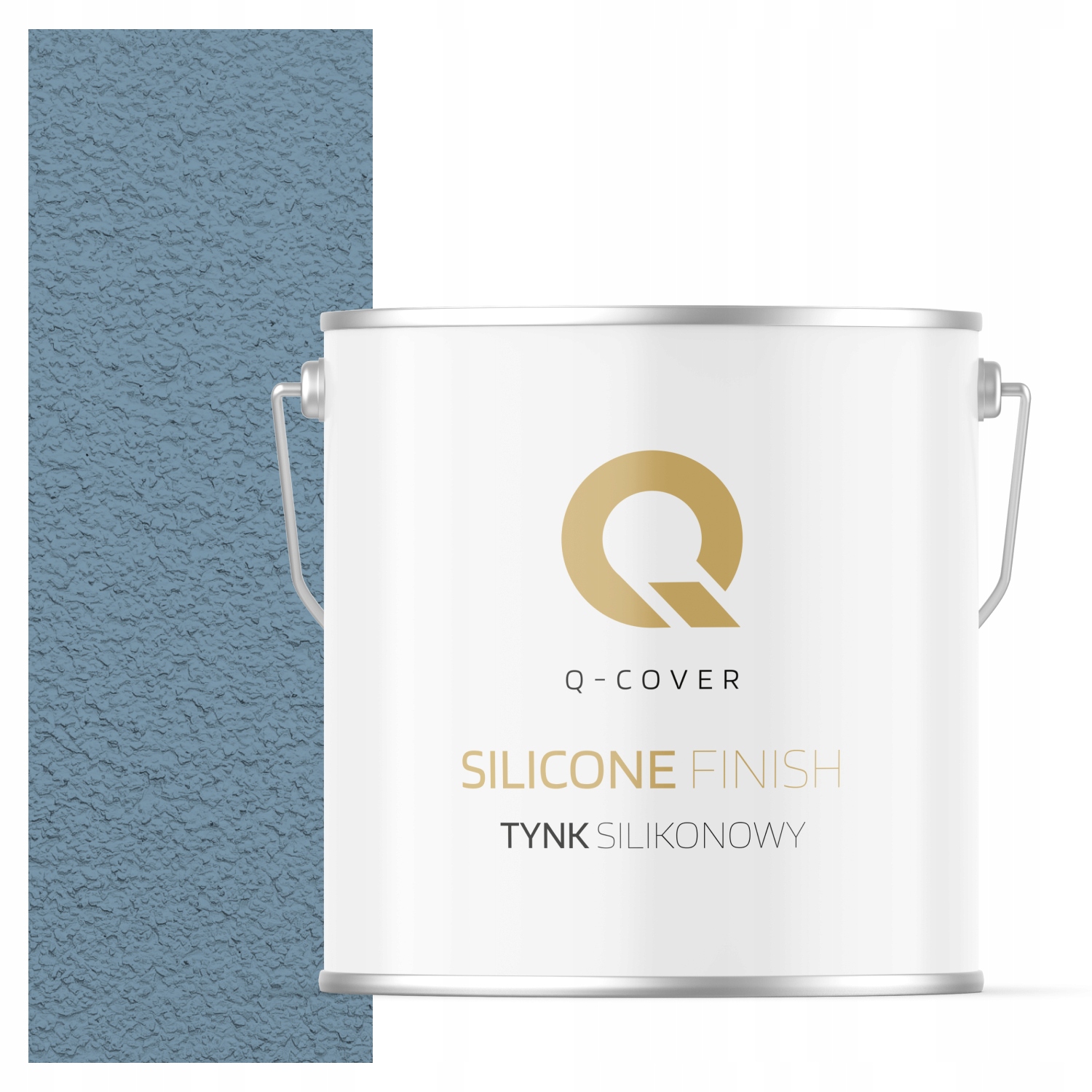 Silikonová Fasádní Omítka Modrá F126 7KG Beránek Granulace 2.0mm