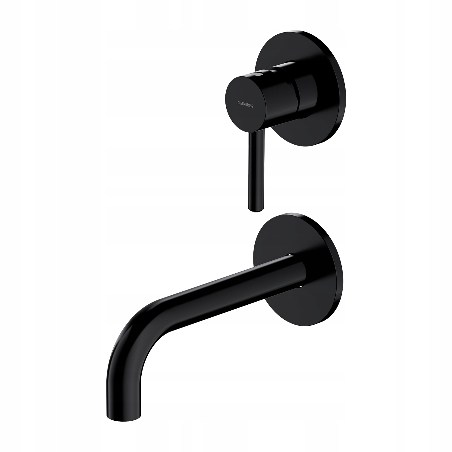 Podomietková Umývadlová Batéria Čierna Omnires Kpl