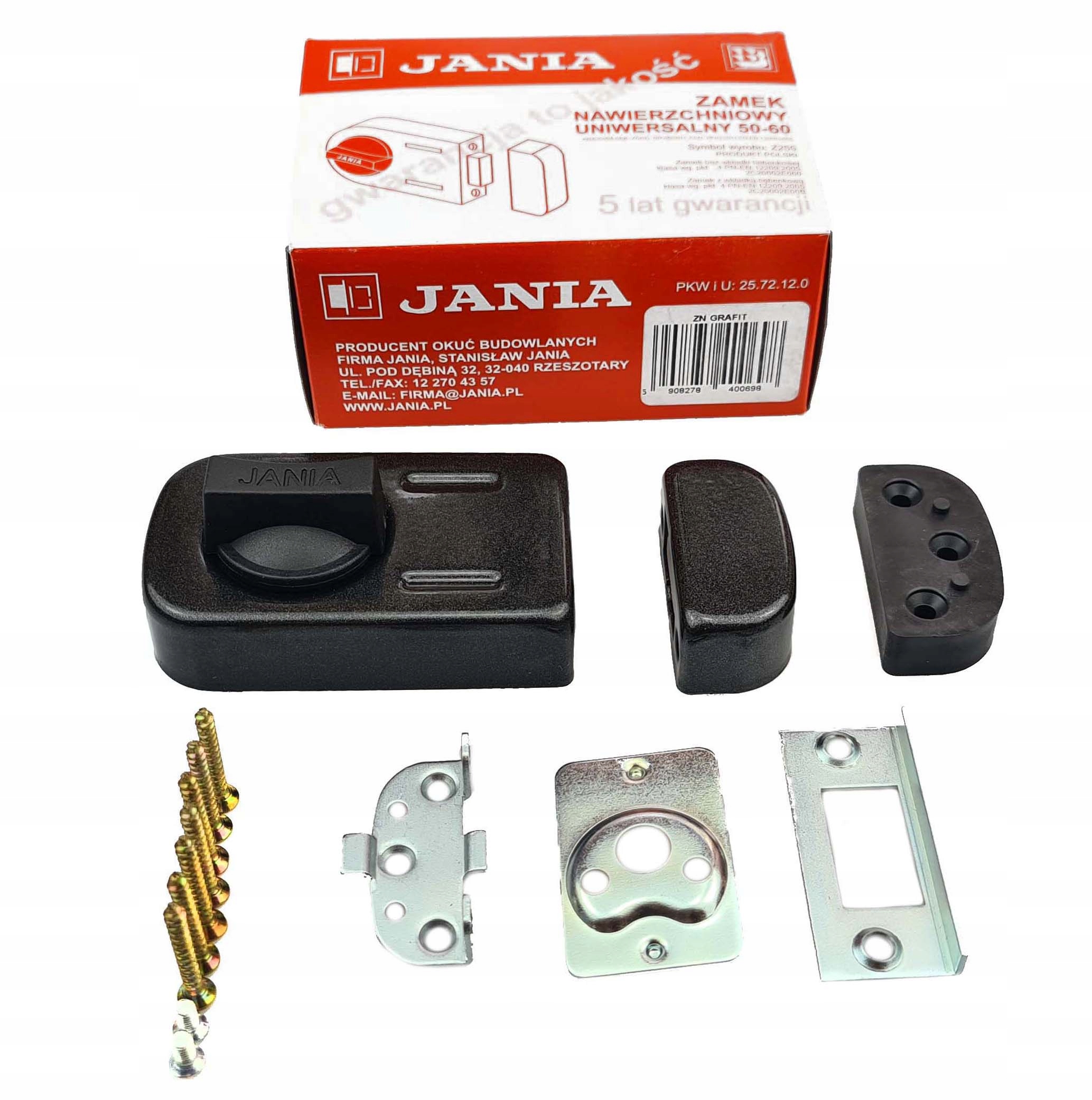 

Zamek Nawierzchniowy Jania Grafit Z Wkładką (Z255)