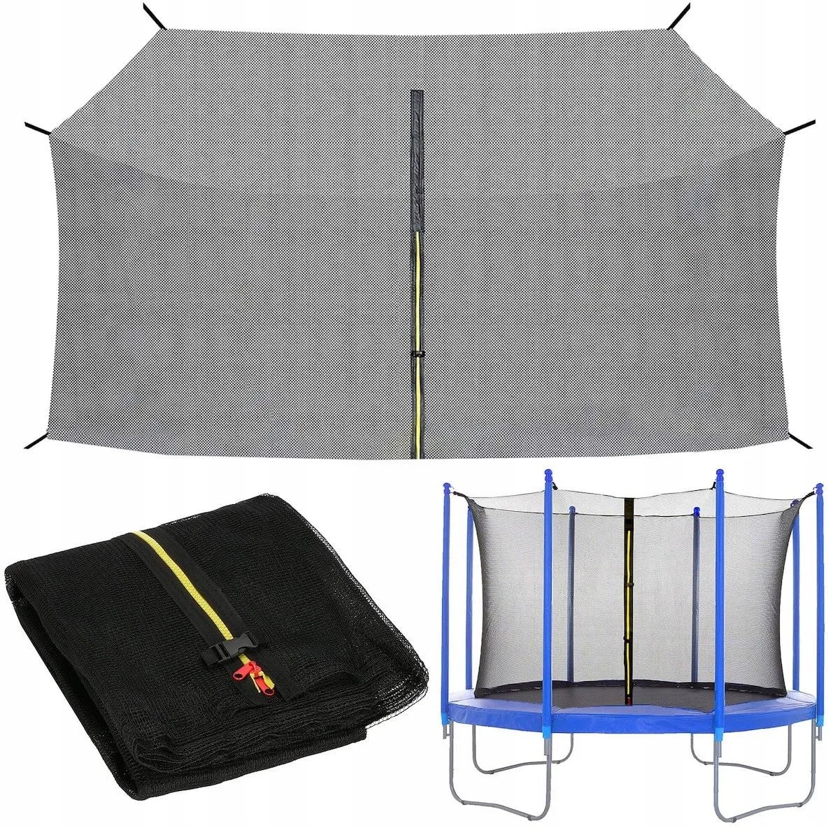 Siatka ochronna wewnętrzna do trampoliny na 12 słupków 488-496cm 16FT Kod producenta 790604