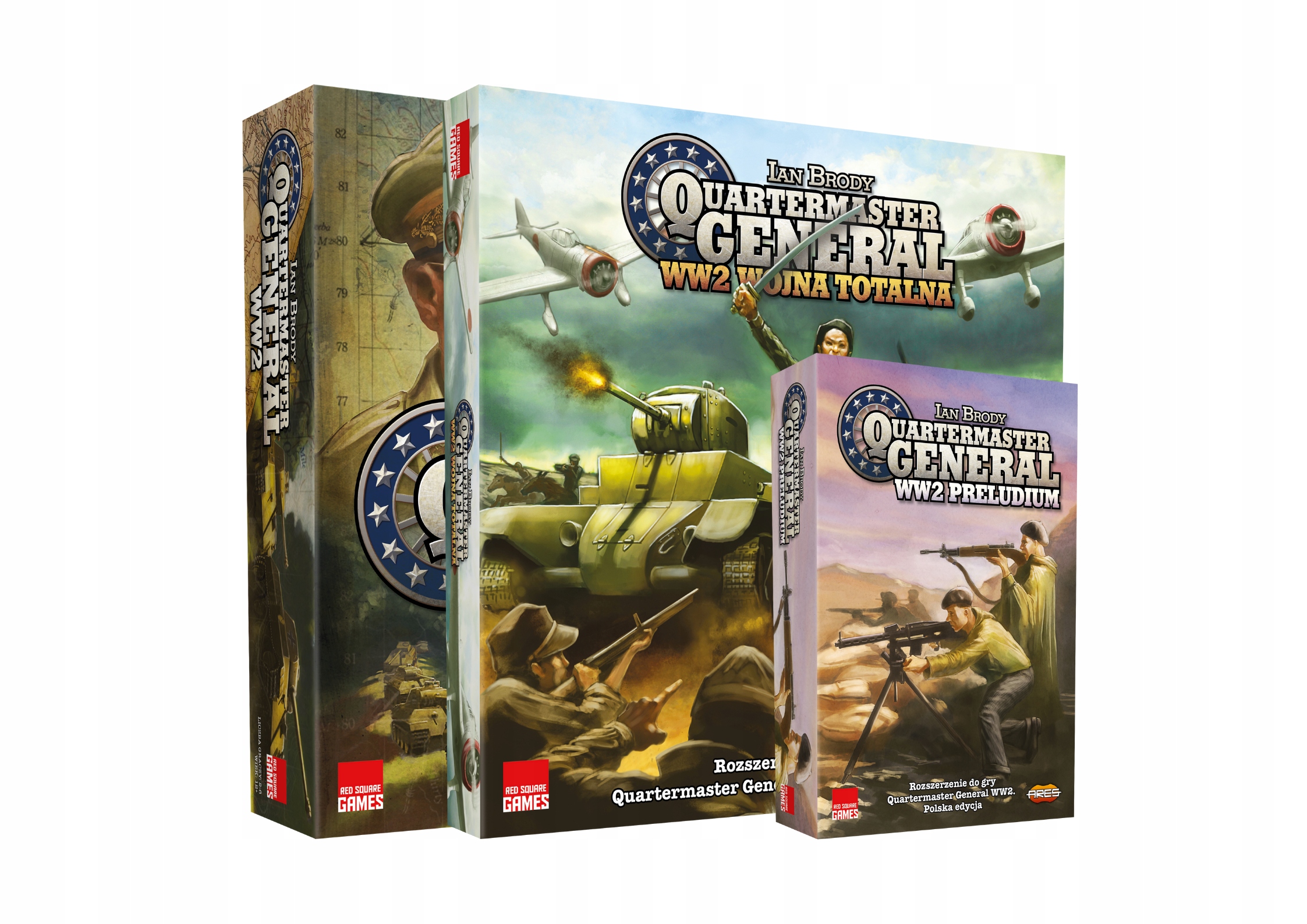 Gra planszowa Quartermaster General WW2 Pl plus 2 dodatki