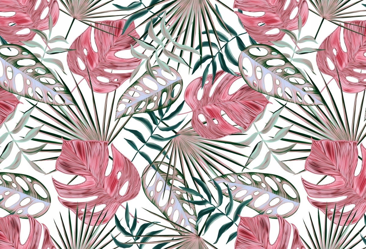 

Tapeta Flizelinowa Tropikalne liście - 104x70