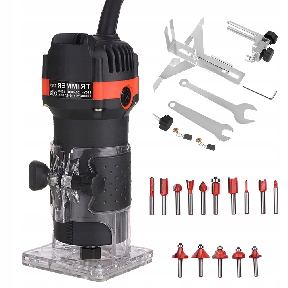 Elektrická Frézka Na Dřevo, Ruční Frézka 800 W 220 V