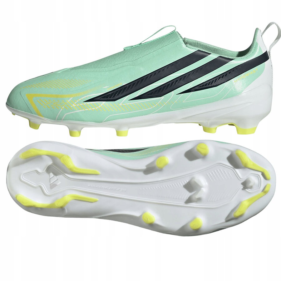 Buty adidas F50 Hyperfast League LL Jr Fg KK1313 zielony 34